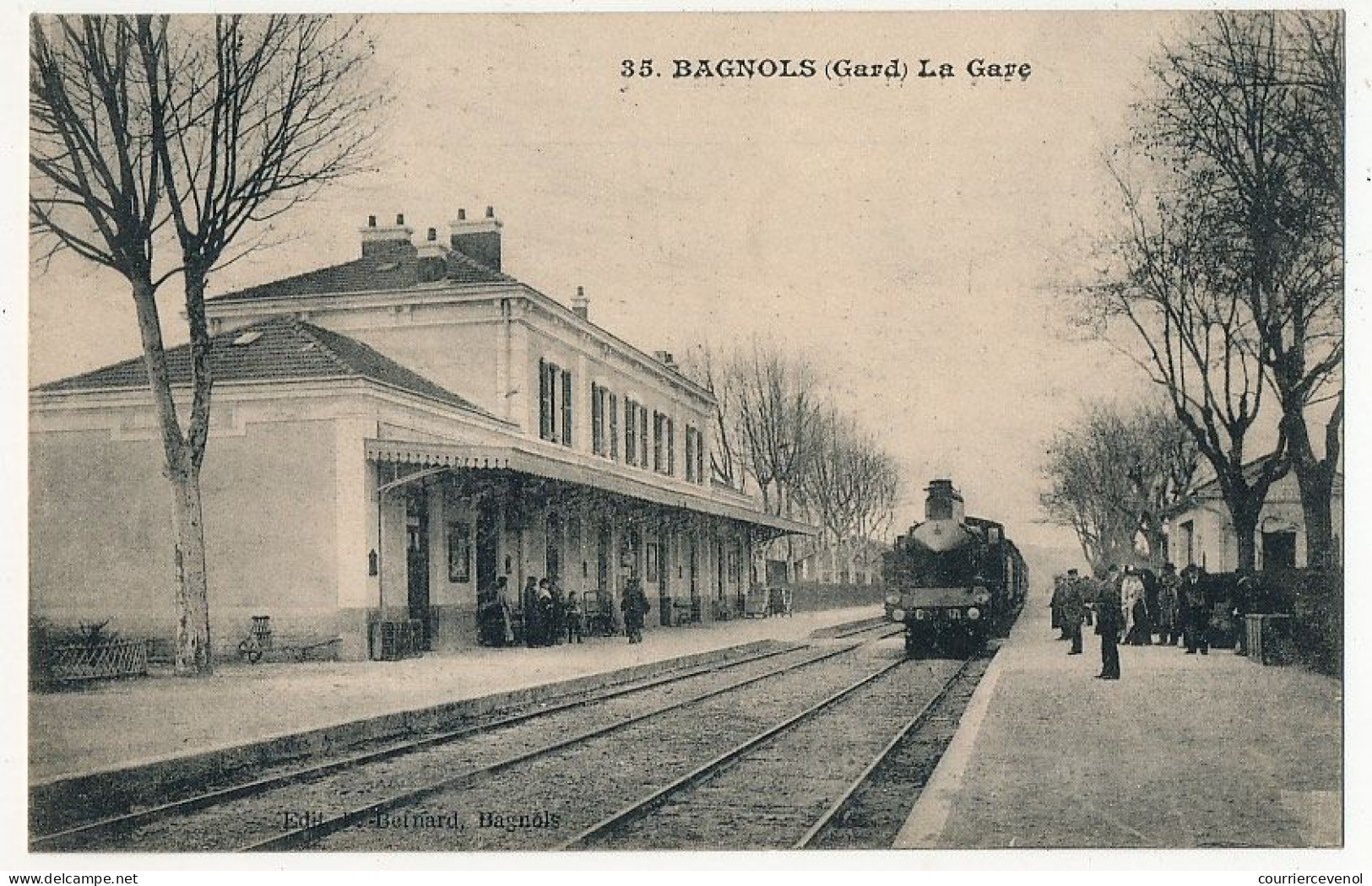 CPA - BAGNOLS (Gard) - La Gare - Bagnols-sur-Cèze