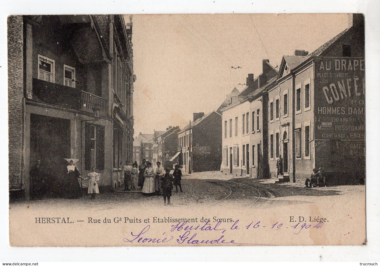 24 - HERSTAL - Rue Du Grand Puits Et Etablissement Des Soeurs - Herstal