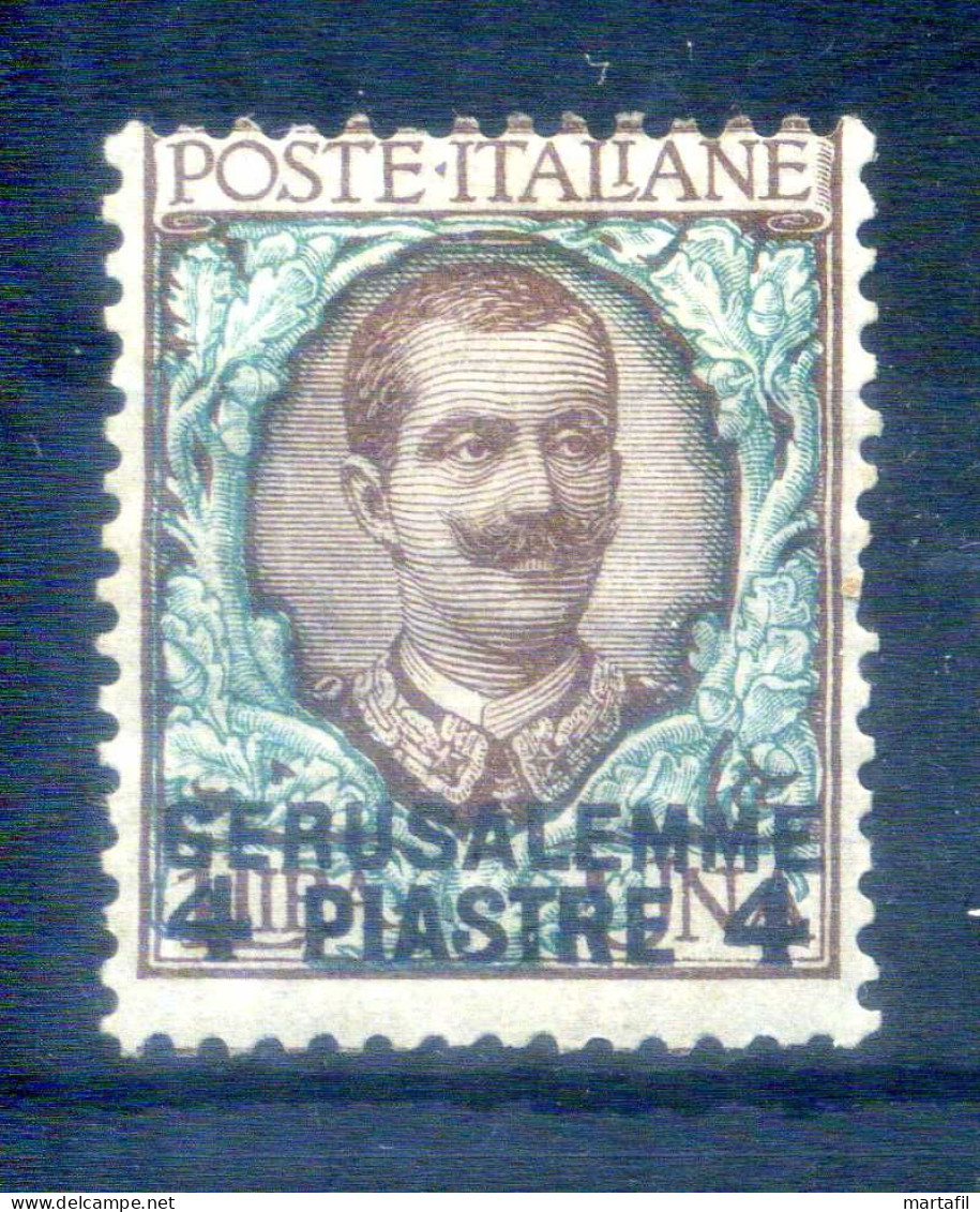 1909-11 GERUSALEMME Levante N.6 * - Amtliche Ausgaben