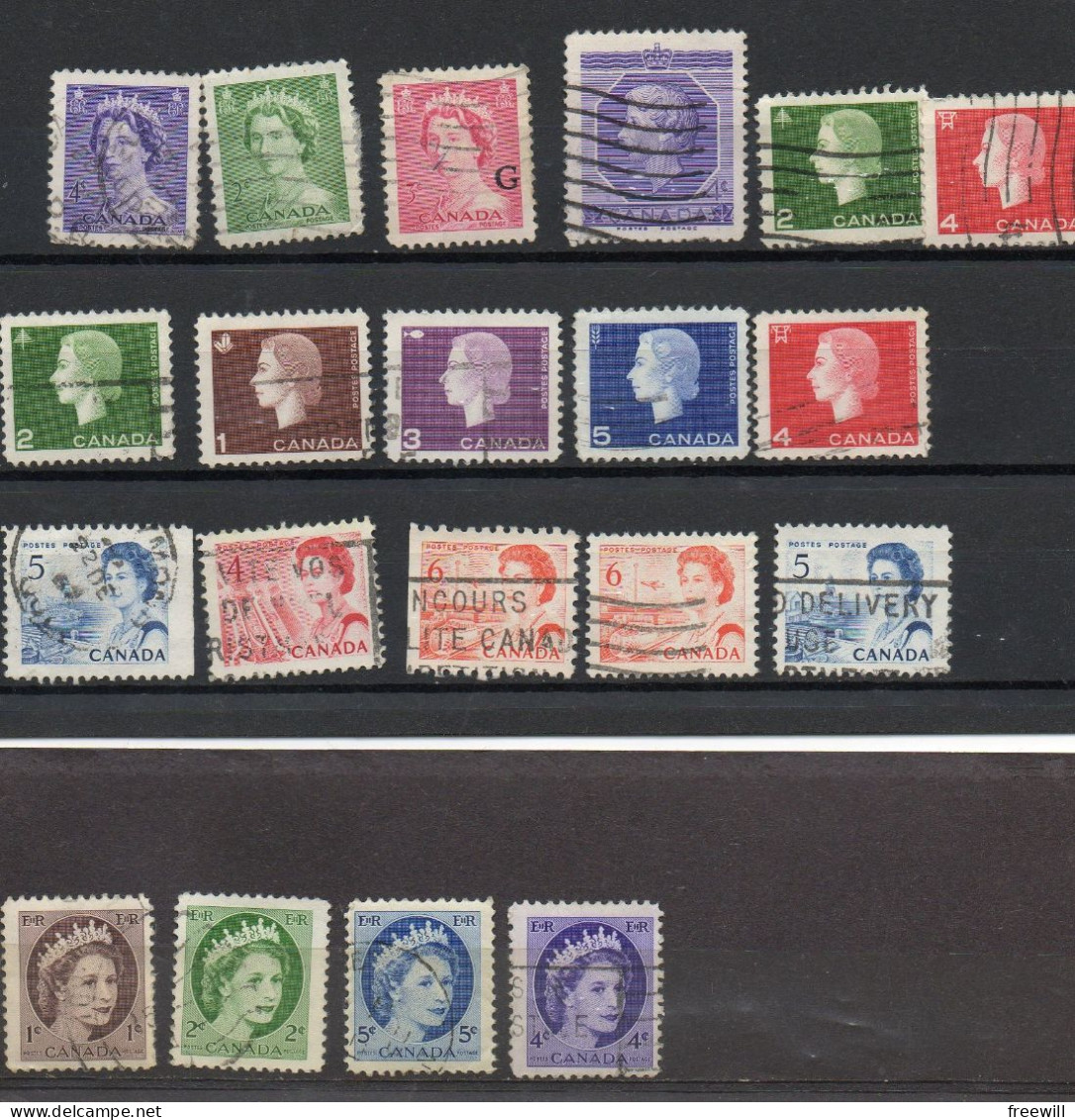 La Reine Elisabeth II - The Queen Elisabeth II - Used Stamps