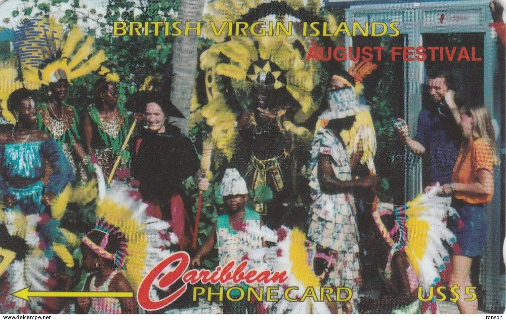 Britsh Virgin Islands, BVI-103H, August Festival - E.T., 103CBVH, 2 Scans. - Vierges (îles)