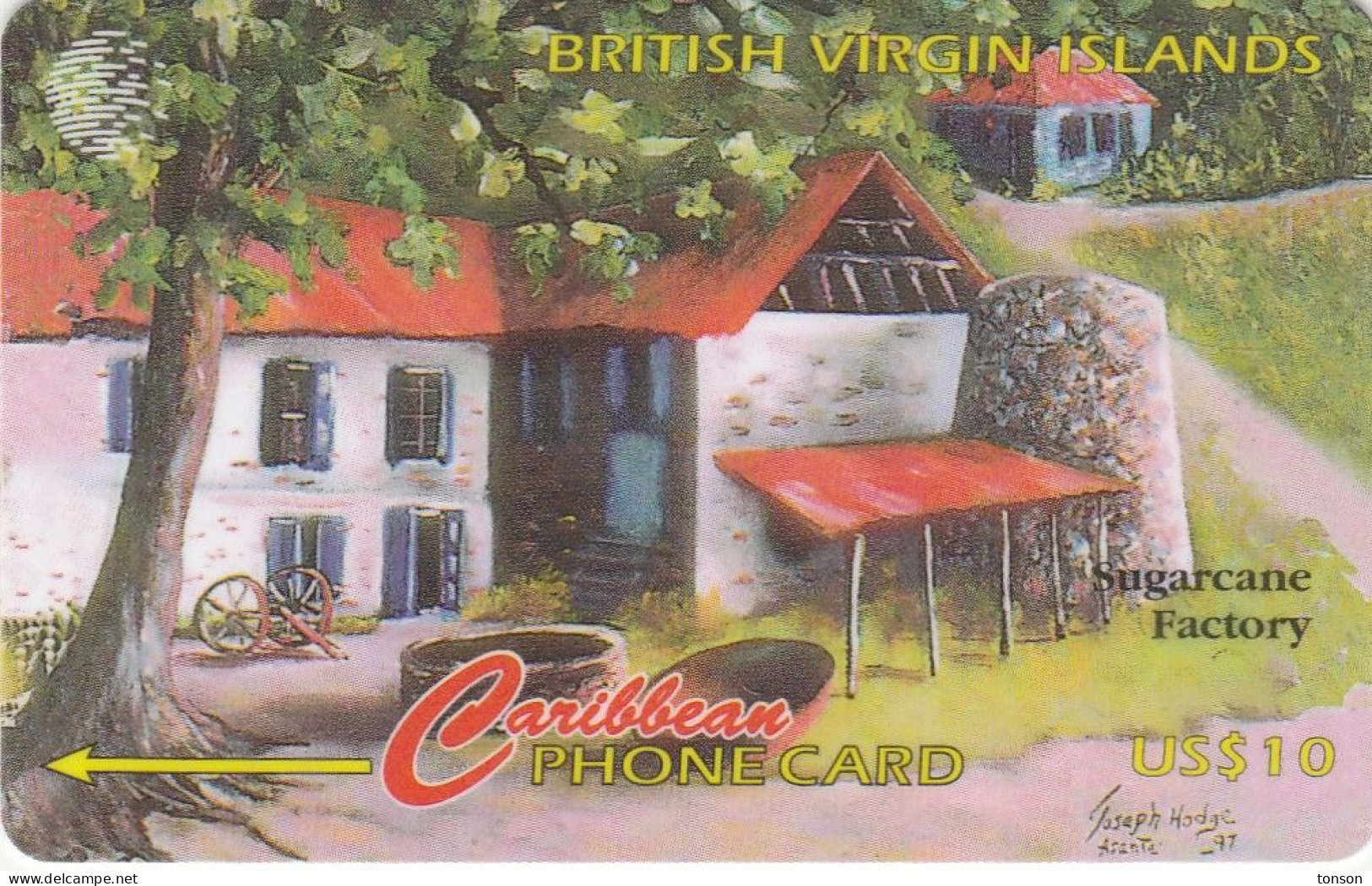Britsh Virgin Islands, BVI-218B, Sugarcane Factory, 218CVVB. - Maagdeneilanden