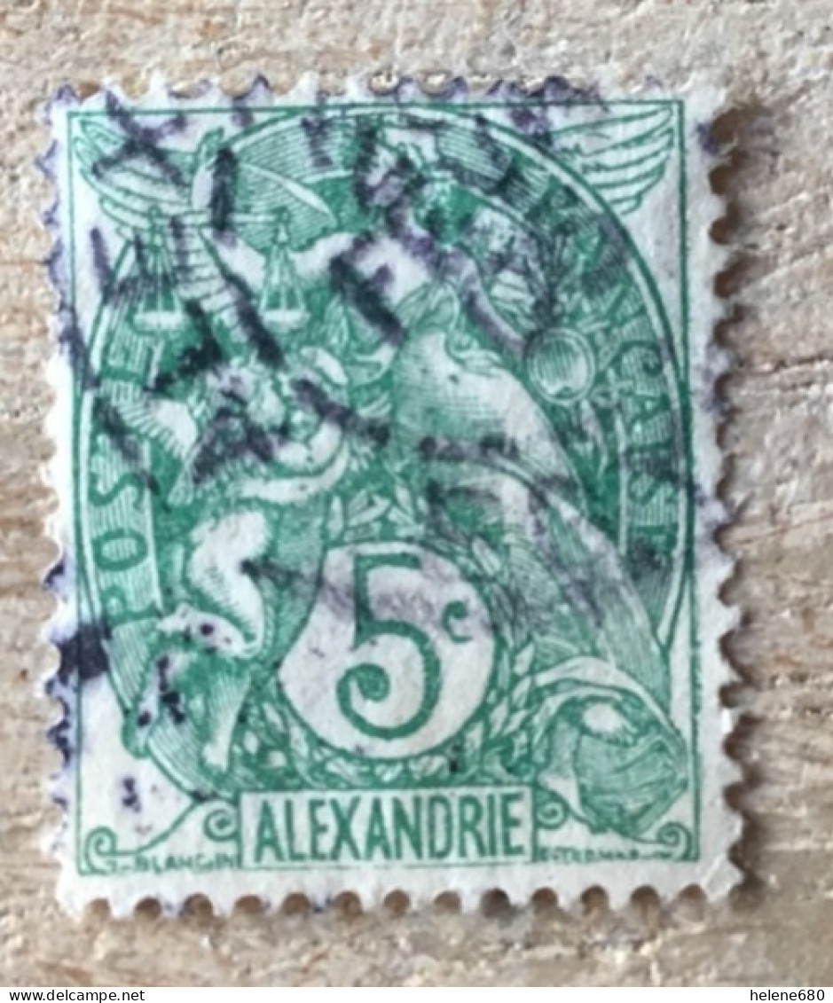 ALEXANDRIE. Type Blanc N°23 Oblitéré - Oblitérés