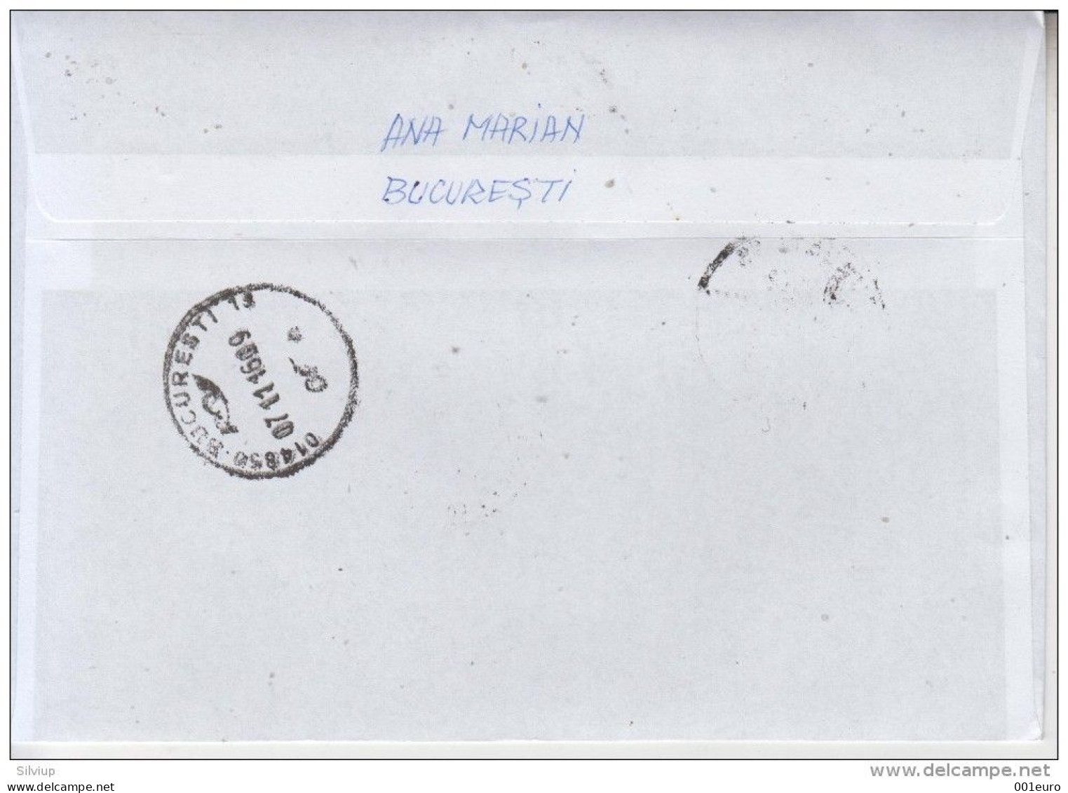 ROMANIA : PROTECTED AREA - BIRD, 2 Stamps + Vignette On Circulated Cover #409897387 - Registered Shipping! - Used Stamps
