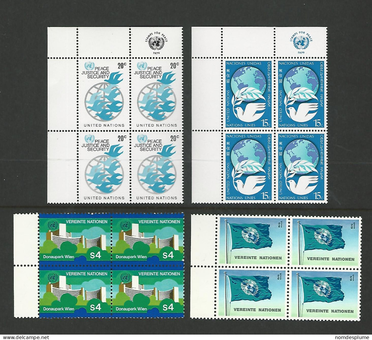 53908 ) Collection United Nations Block - Colecciones & Series