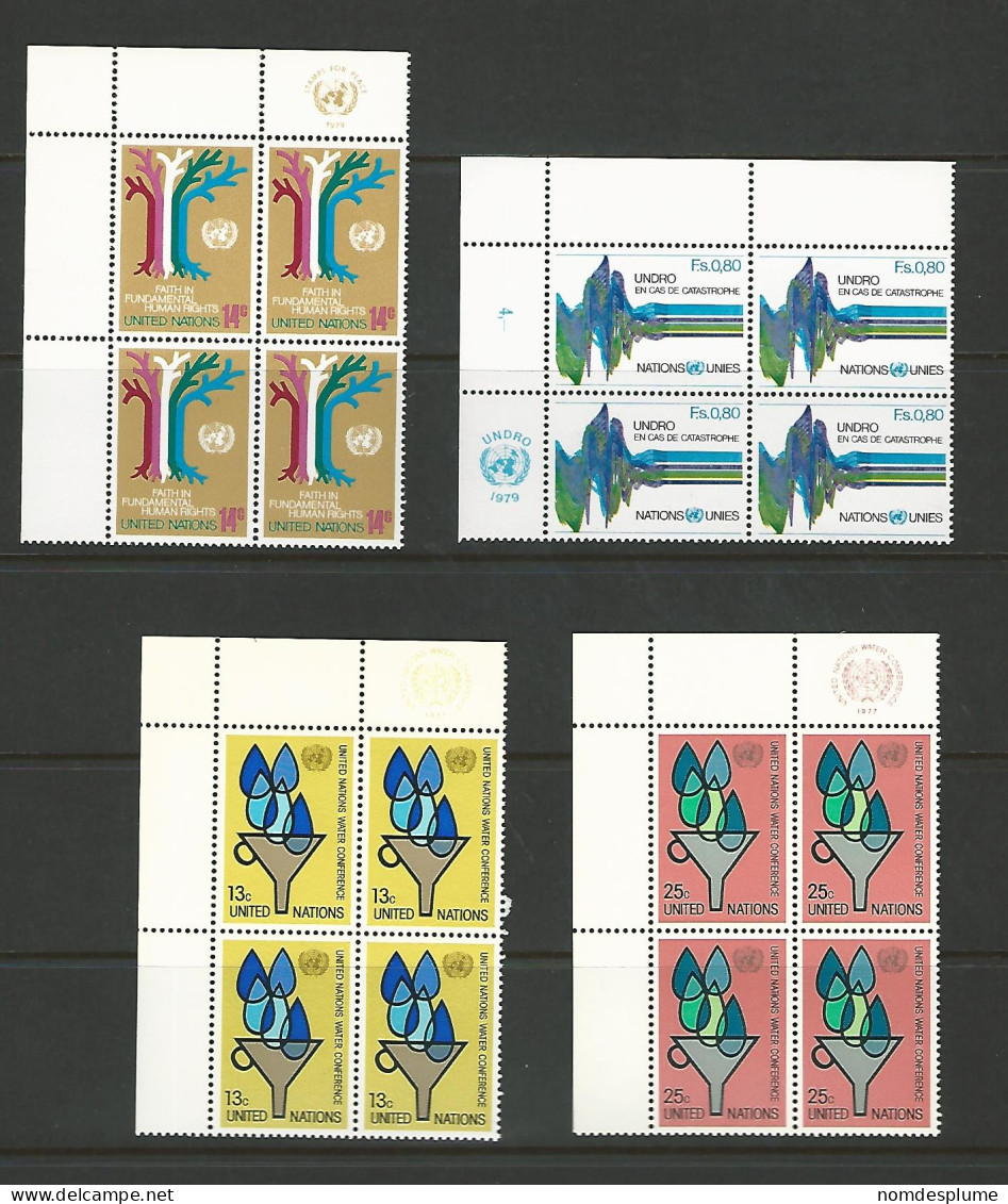 53922 ) Collection United Nations Block - Collections, Lots & Series