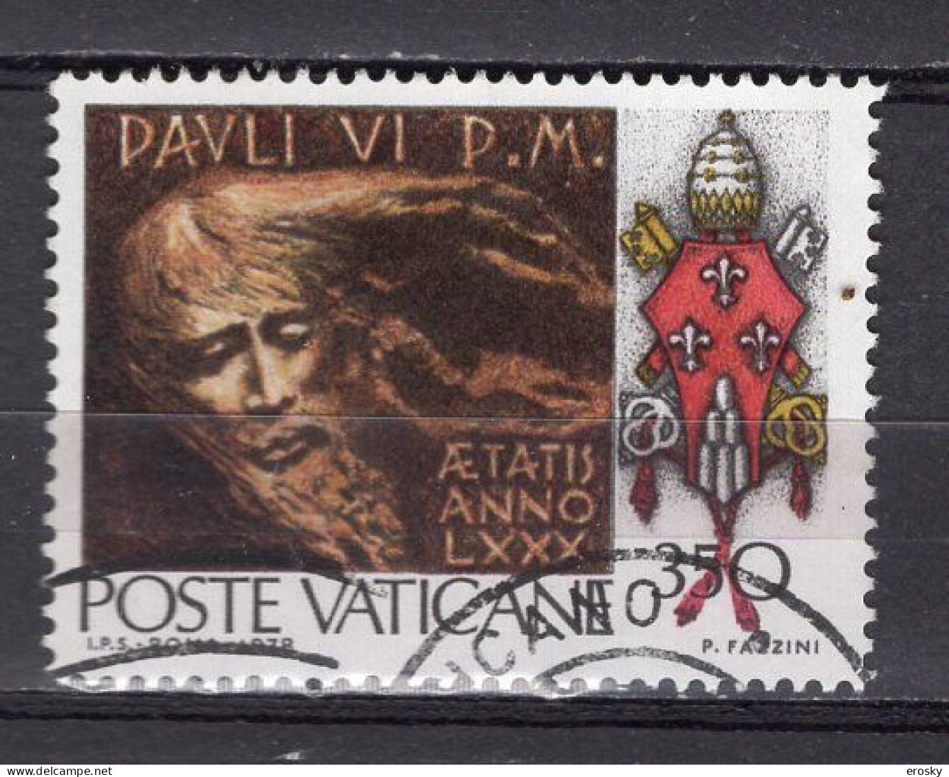 Z1881 - VATICANO SASSONE N°633 - VATICAN Yv N°651 - Used Stamps