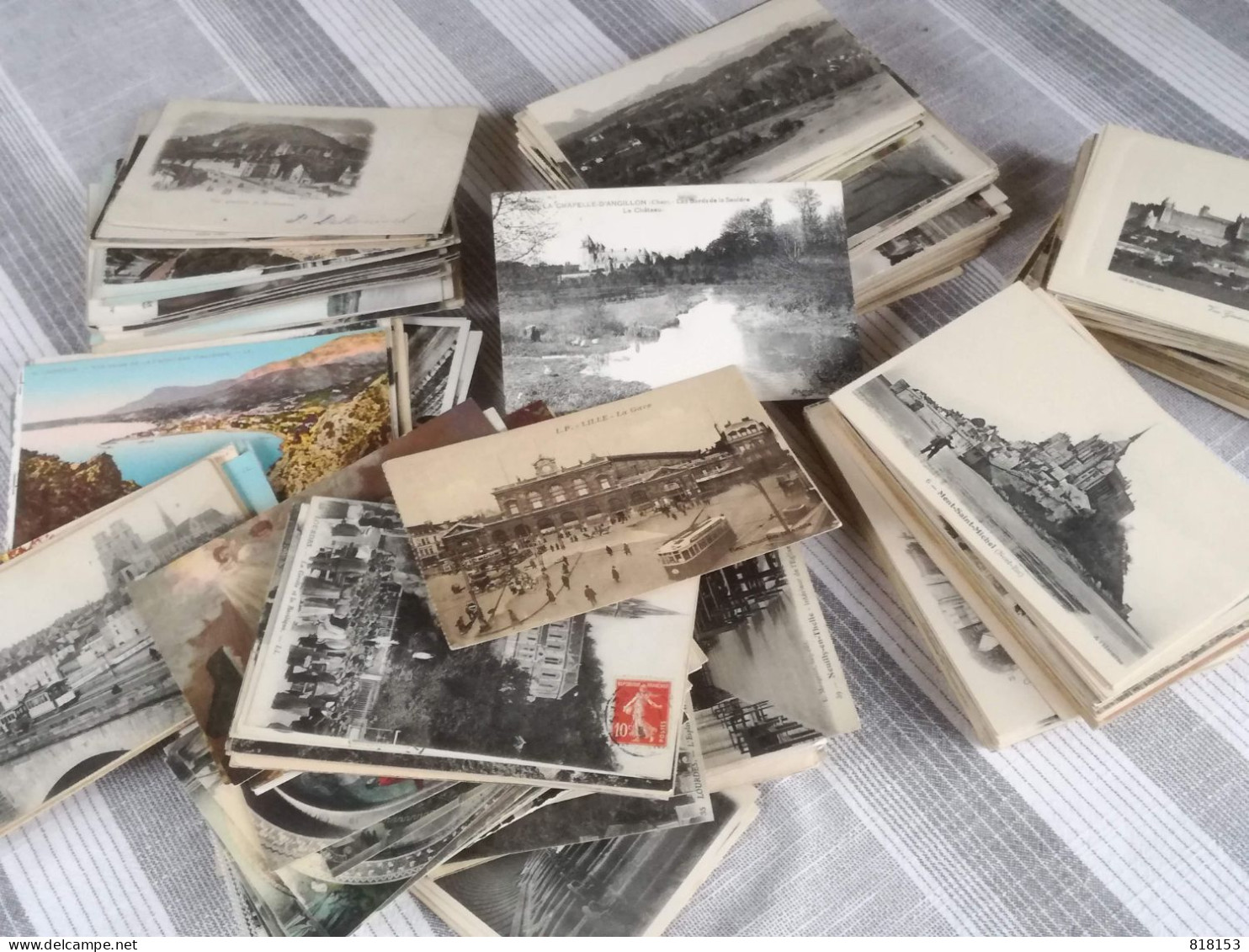 +/- 500  Vieilles  Cartes Postales De La France 1900-1940 - 500 Postcards Min.