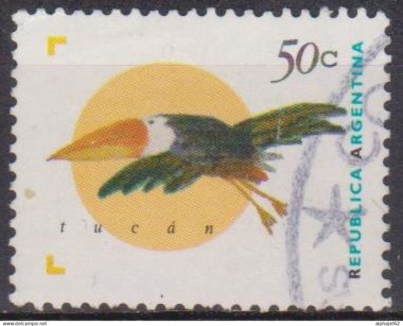 Toucan - ARGENTINE - Faune, Oiseaux - N° 1880 - 1995 - Oblitérés