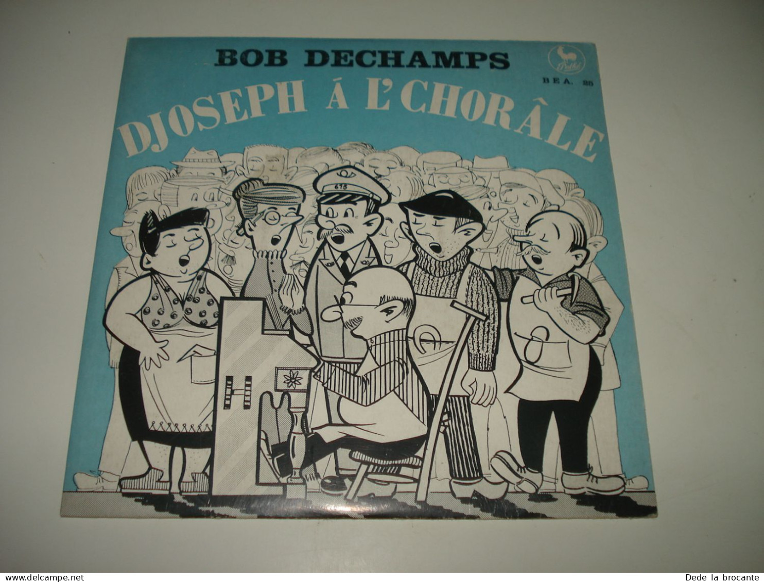 B11 /  Lot 6 X 45 Tours  EP - Bob Dechamps - Humoriste - Dialecte Wallon