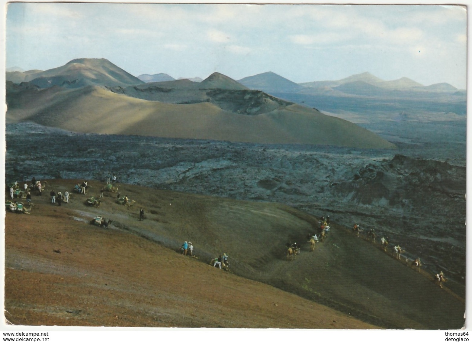 LANZAROTE - SPAGNA - SPAIN - ESPANA - MONTANA DEL FUEGO - PAISAJE LUNAR - VIAGG. -45681- - Lanzarote