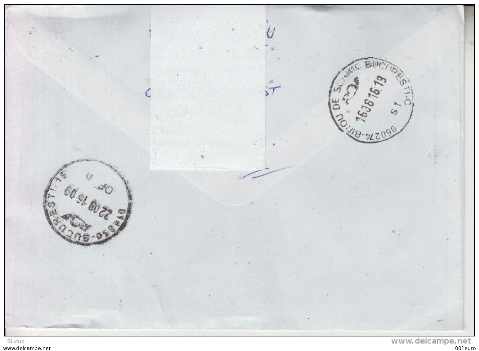 ROMANIA : NATO / OTAN, REGISTERED Cover With LABEL Returned To ROMANIA #396012353 - Registered Shipping! - Gebraucht