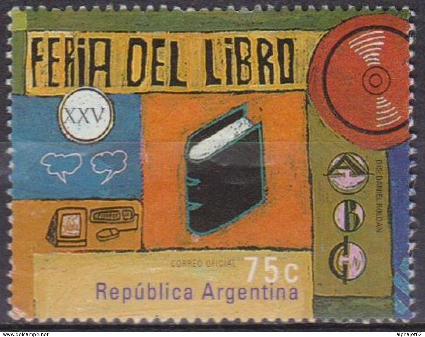 Micro-ordinateur - ARGENTINE - Fète Du Livre - N° 2080 - 1996 - Oblitérés