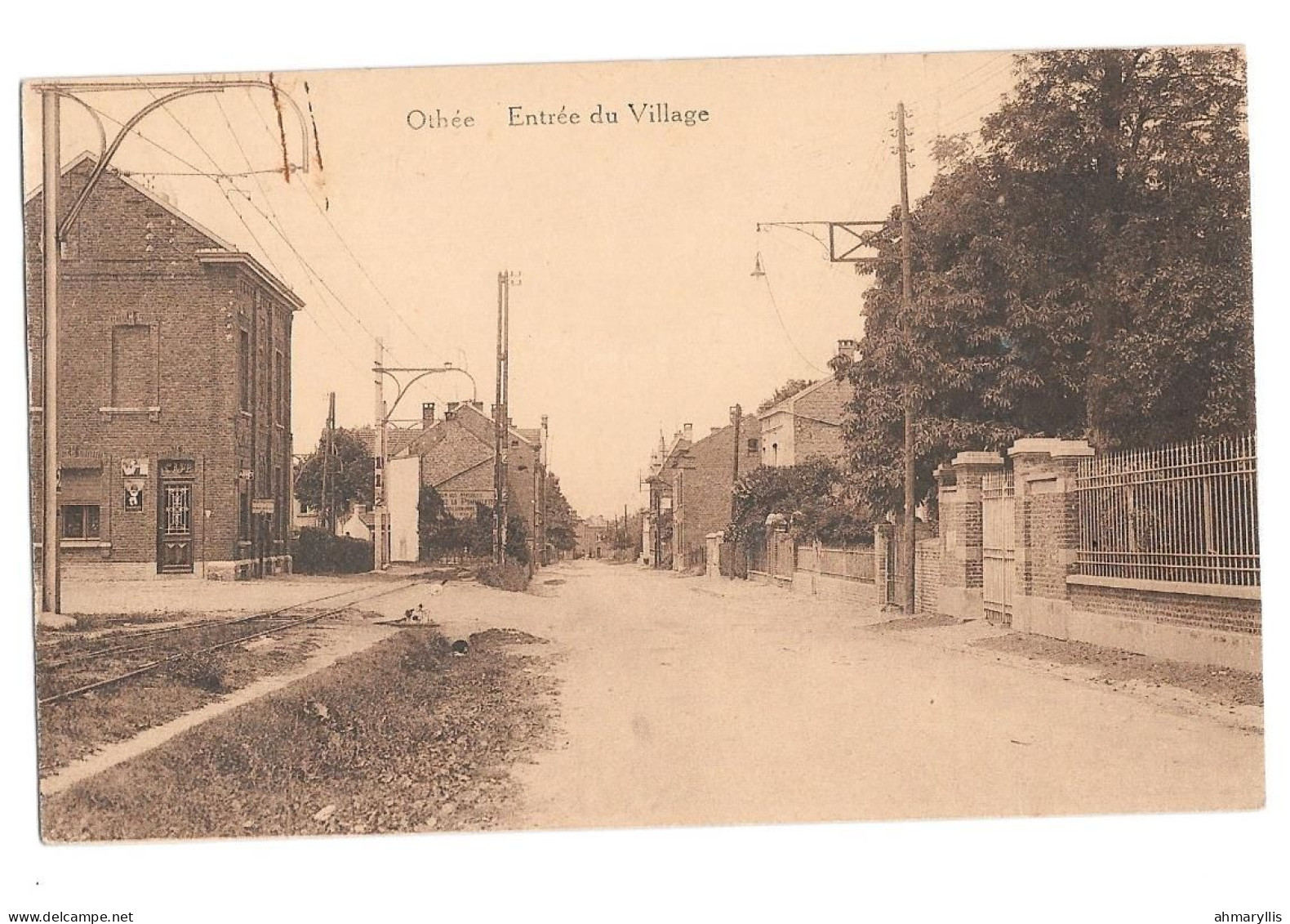 Othée Entrée Du Village 1936 Edition Henri Kaquet Montegnee - Awans