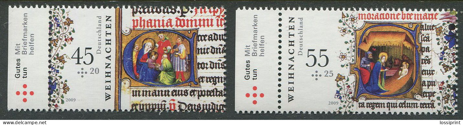 Germany:Unused Stamps Christmas 2009, MNH - Ungebraucht