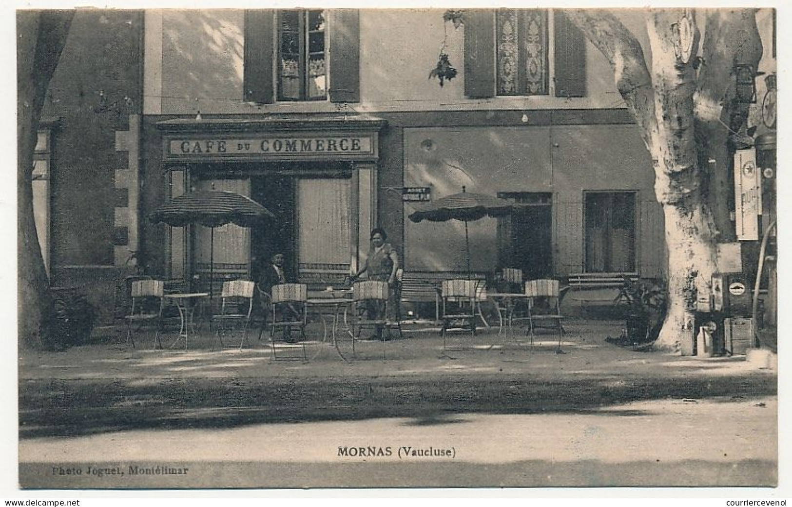 CPA - MORNAS (Vaucluse) - ( Café Du Commerce ) - Autres & Non Classés