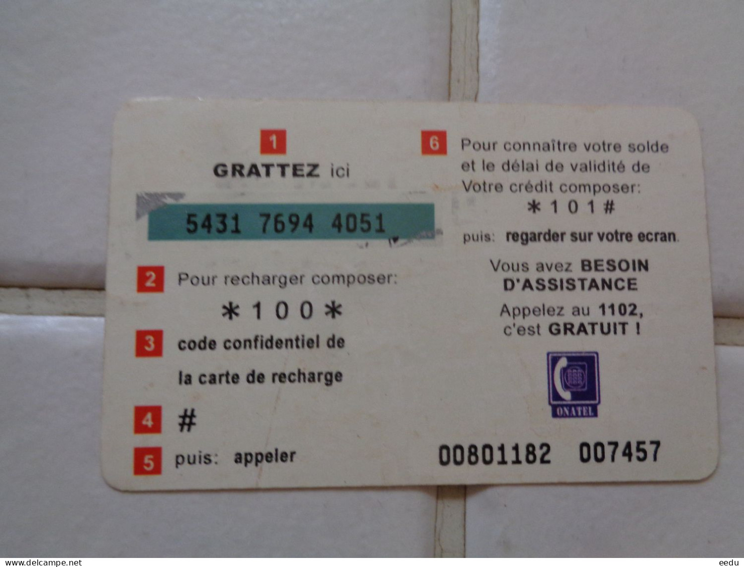 Burkina Faso Phonecard - Burkina Faso