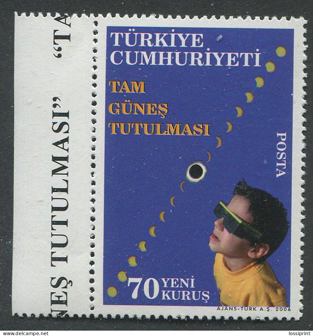 Turkey:Unused Stamps Solar Eclipse, 2006, MNH - Unused Stamps