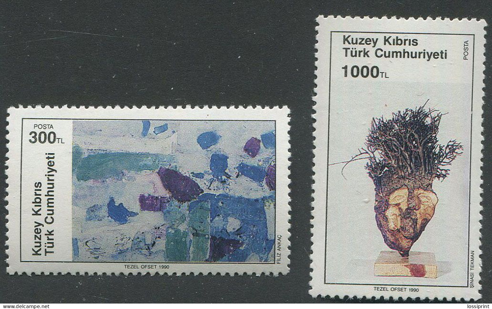 Turkey:Unused Stamps Art, Painting, 1990, MNH - Ungebraucht