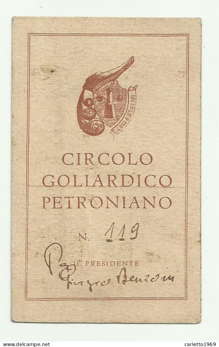 CIRCOLO GOLIARDICO PETRONIANO  - Unclassified