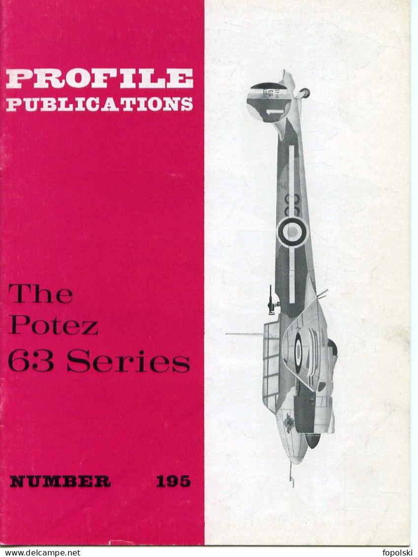 Profile Publications  Numéro 195  Potez 63 Series - Aviation