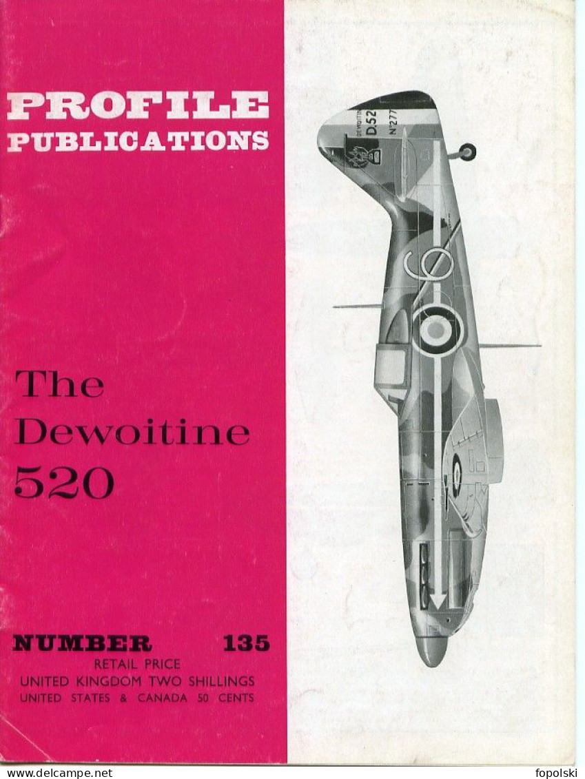 Profile Publications  Numéro 135  Dewoitine 520 - Aviation