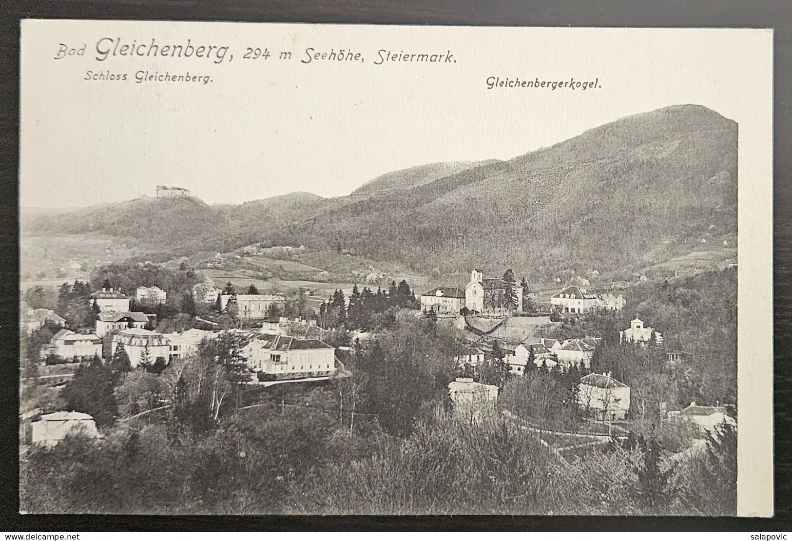 Austria, Bad Gleichenberg Schloss Gleichenberg 1921  R1/69 - Bad Gleichenberg