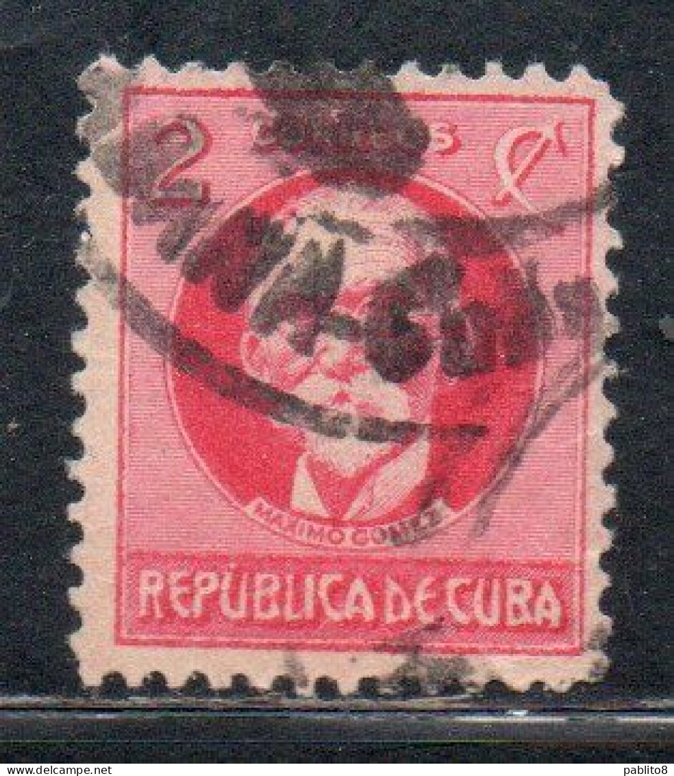 CUBA 1917 1918 MAXIMO GOMEZ 2c USADO USED USATO OBLITERE' - Used Stamps