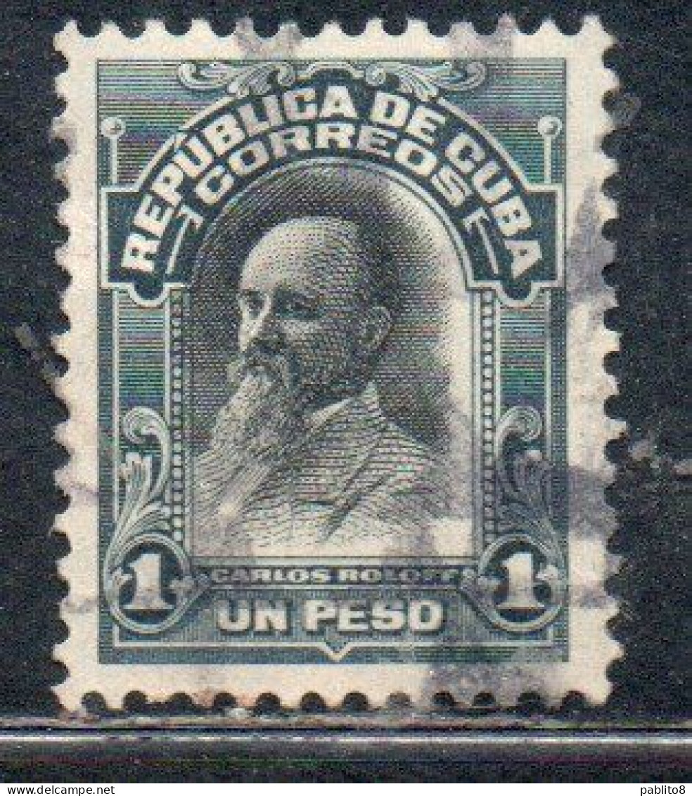 CUBA 1910 CARLO ROLOFF 1p USADO USED USATO OBLITERE' - Used Stamps