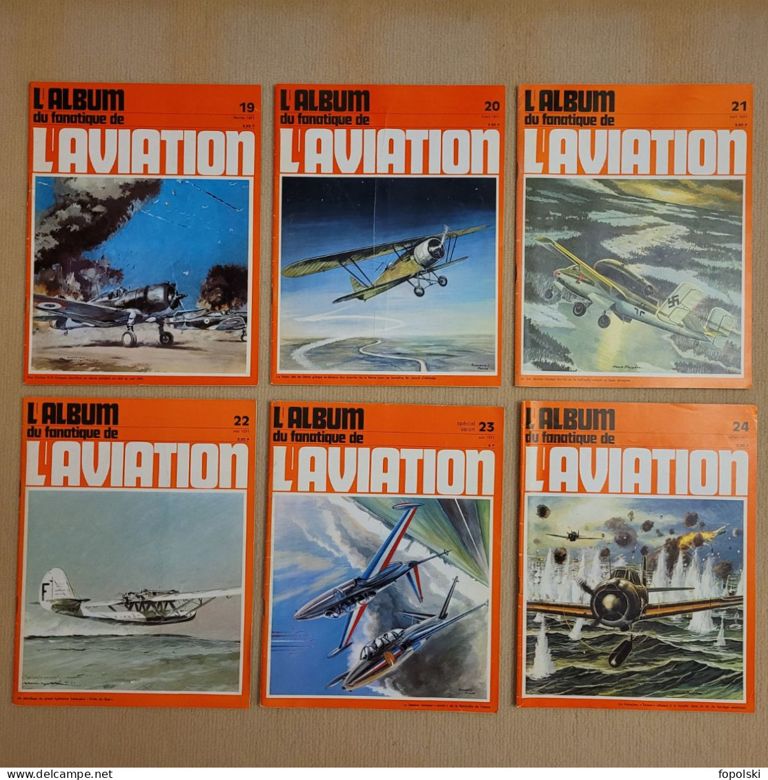 L'album Du Fanatique De L'aviation  Numéros 1 à 38 Sauf 28 - Aviation