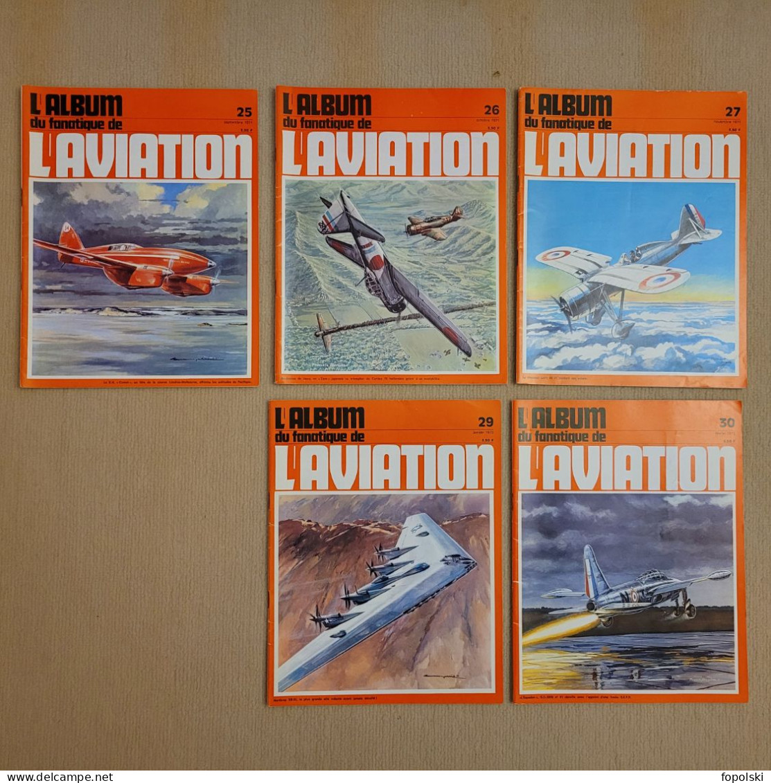L'album Du Fanatique De L'aviation  Numéros 1 à 38 Sauf 28 - Aviation