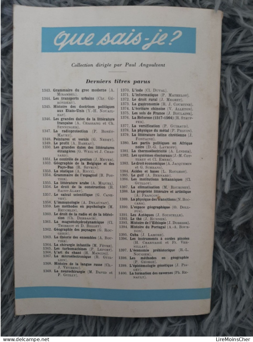 LES SOCIETES SECRETES - SERGE HUTIN QUE SAIS-JE SOCIETE SECRETE RELIGION FRANC MACON KKK - Sociologia