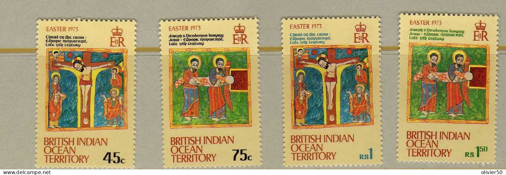 BIOT - 1973  - Paques  - Neufs** - MNH - Britisches Territorium Im Indischen Ozean