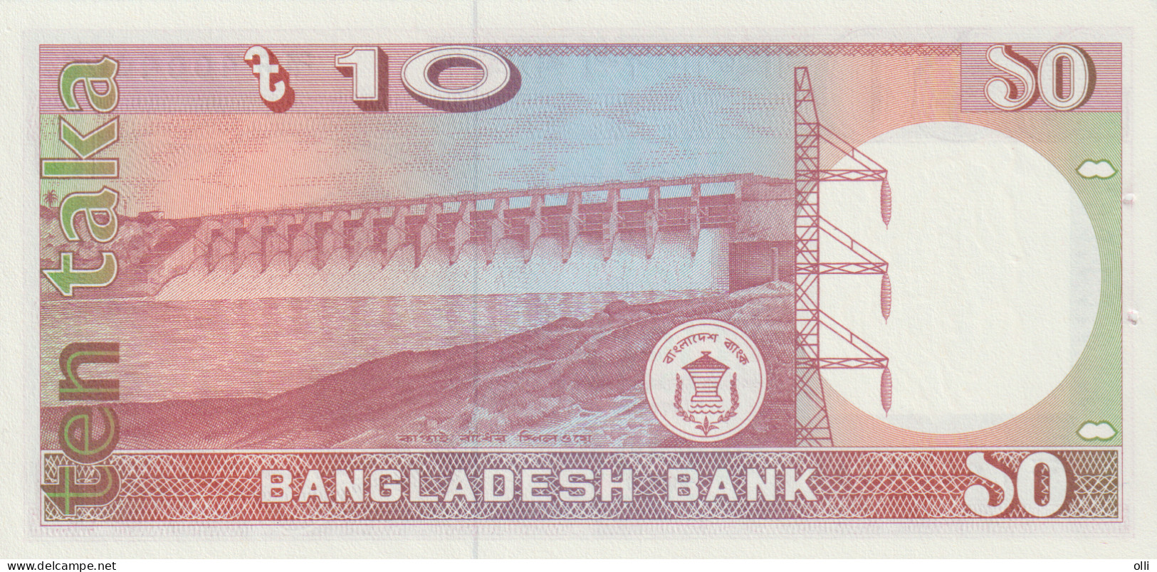 BANGLADESH 10 TAKA  P-21 UNC W/PINHOLES - Bangladesh