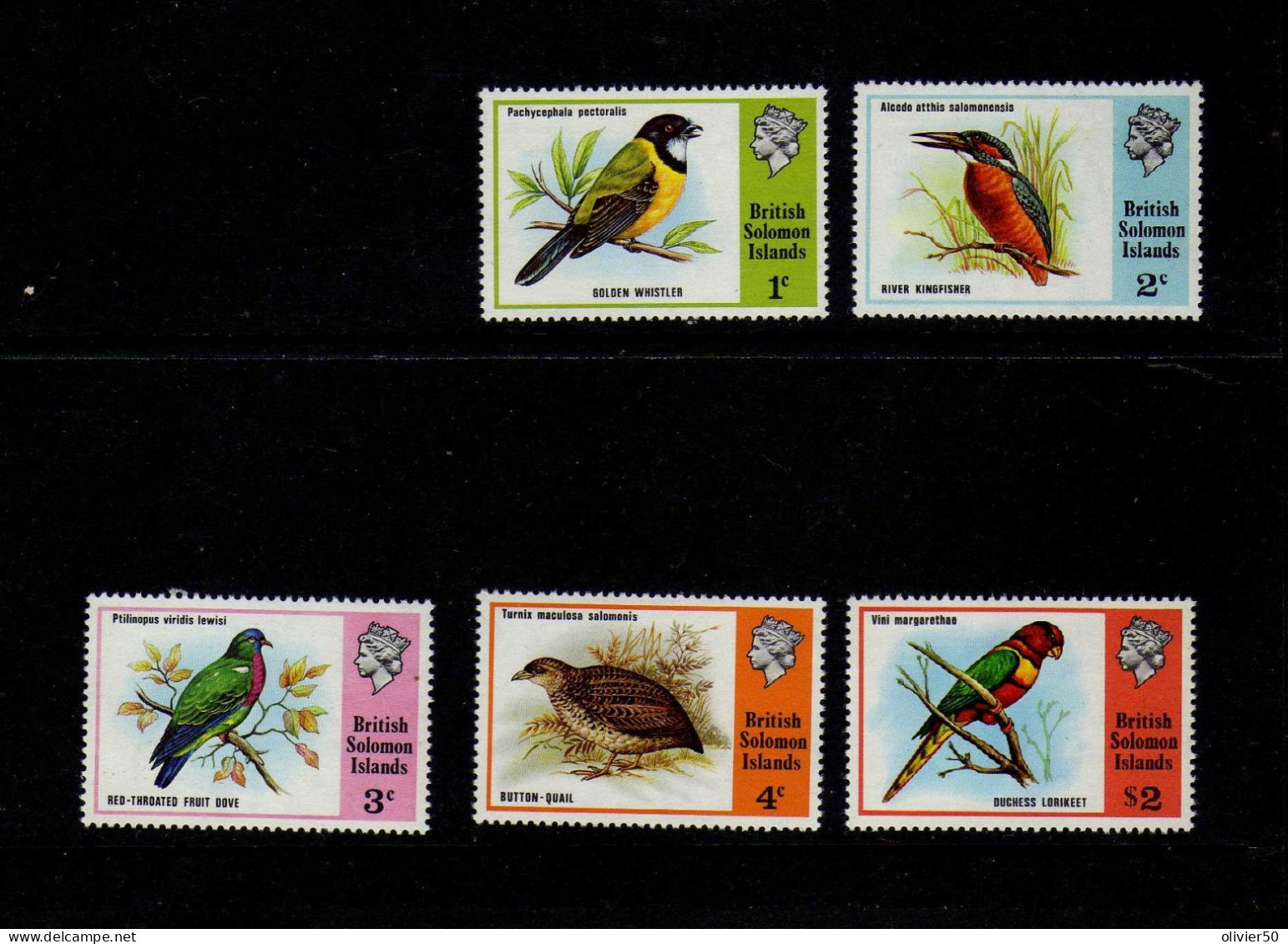 Iles Salomon - 1976 - Oiseaux - Faune - Neufs** - MNH - Isole Salomone (...-1978)