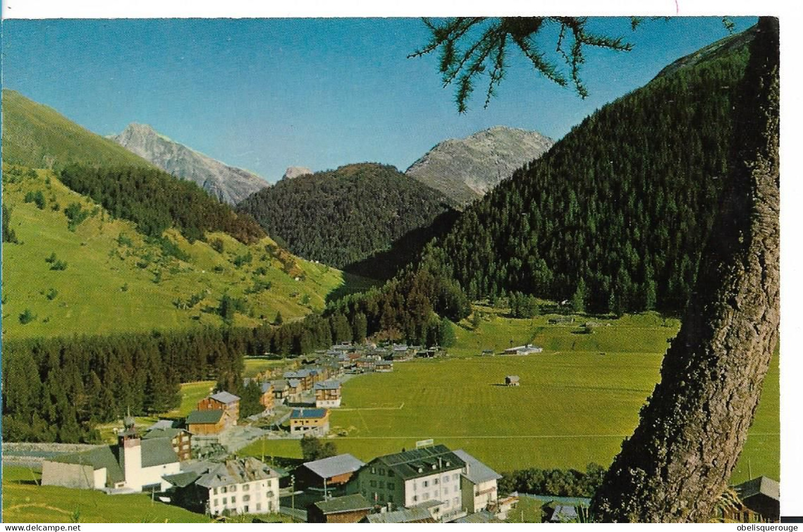 OBERWALD WALLIS SAASHORNER UND METTLIGRAT HOTEL FURKA N° 43915 - Oberwald