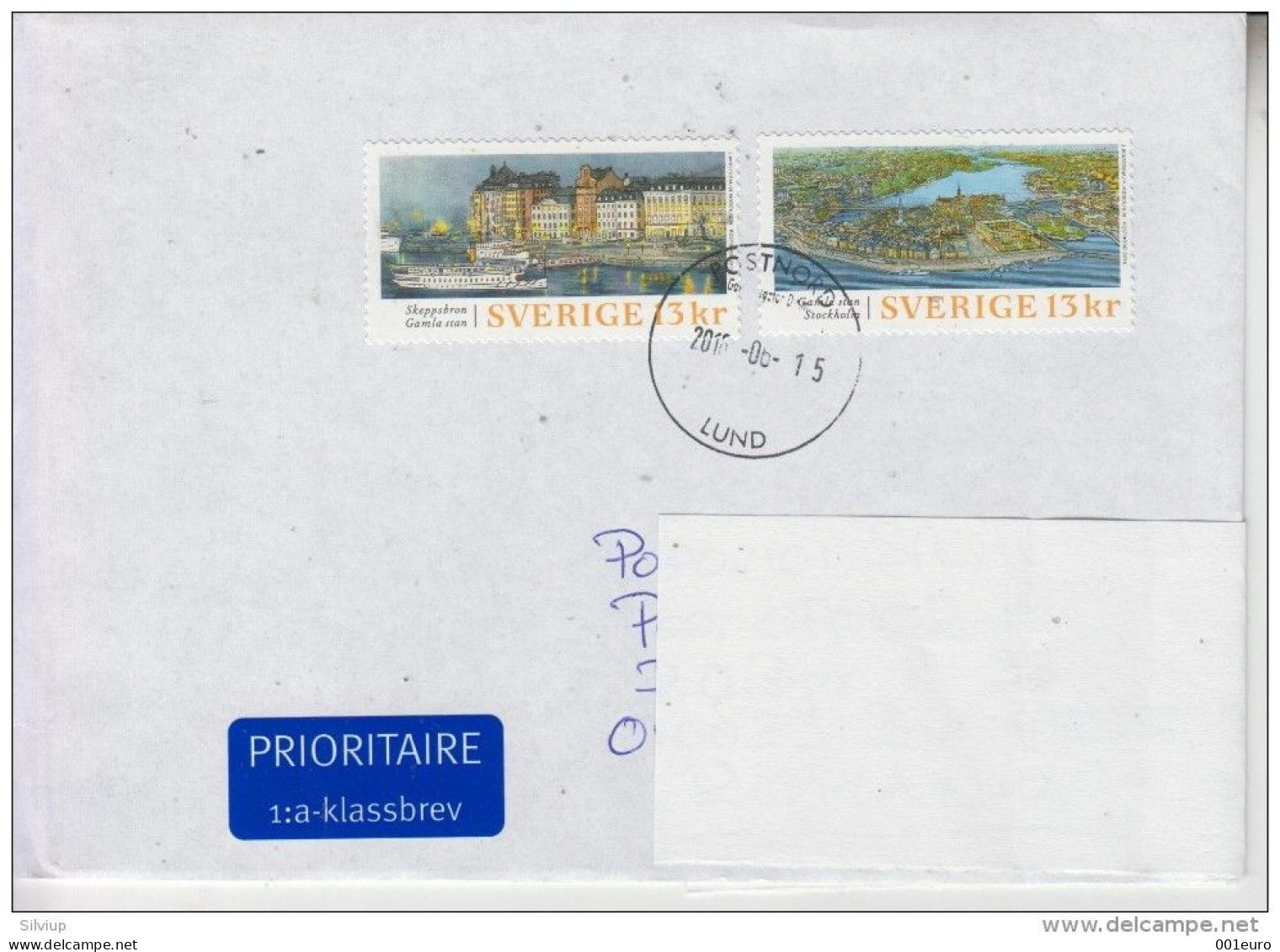 SWEDEN : POSTNORD 2016 - 2 Stamps On Cover Circulated To ROMANIA #386056230 - Registered Shipping! - Gebruikt