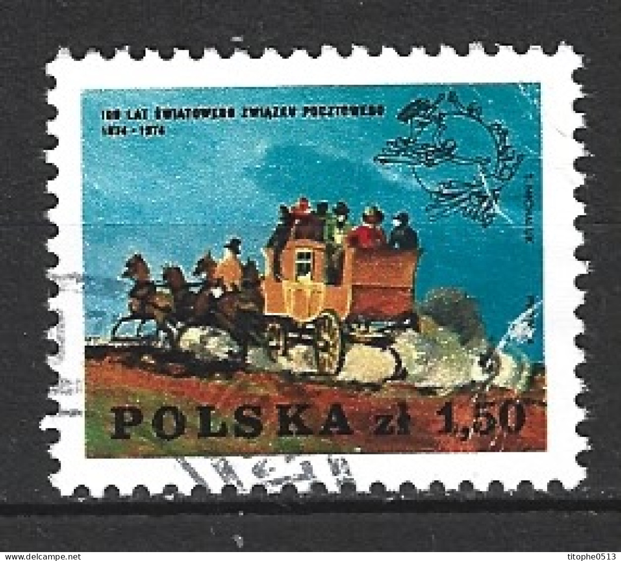 POLOGNE. N°2148 Oblitéré De 1974. Diligence Postale. - Diligences