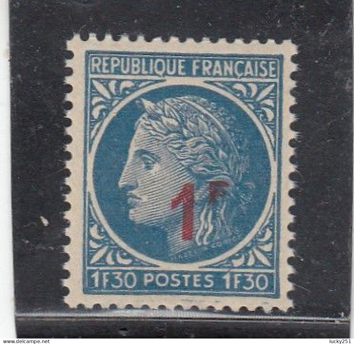 France - Année 1947 - Neuf** - N°YT 791** - Type Cérès De Mazelin 1945-47 Surchargé - Neufs