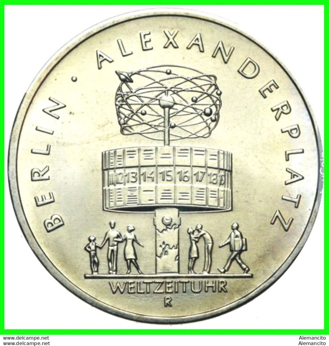 ( GERMANY DDR ) REPUBLICA DEMOCRATICA DE ALEMANIA MONEDA DE 5.00 -DM AÑO 1987 - SIN CIRCULAR (UNIVERSAL CLOCK) - 5 Mark