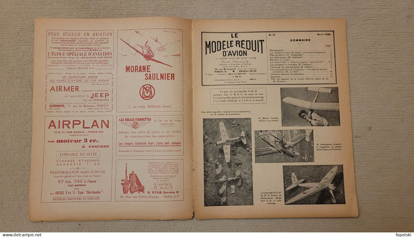 Revue - Le Modèle Réduit D'avion 28 Numéros Entre Le 77 (Avril 1945) Et Le 363 (Aout 1969) - Airplanes & Helicopters