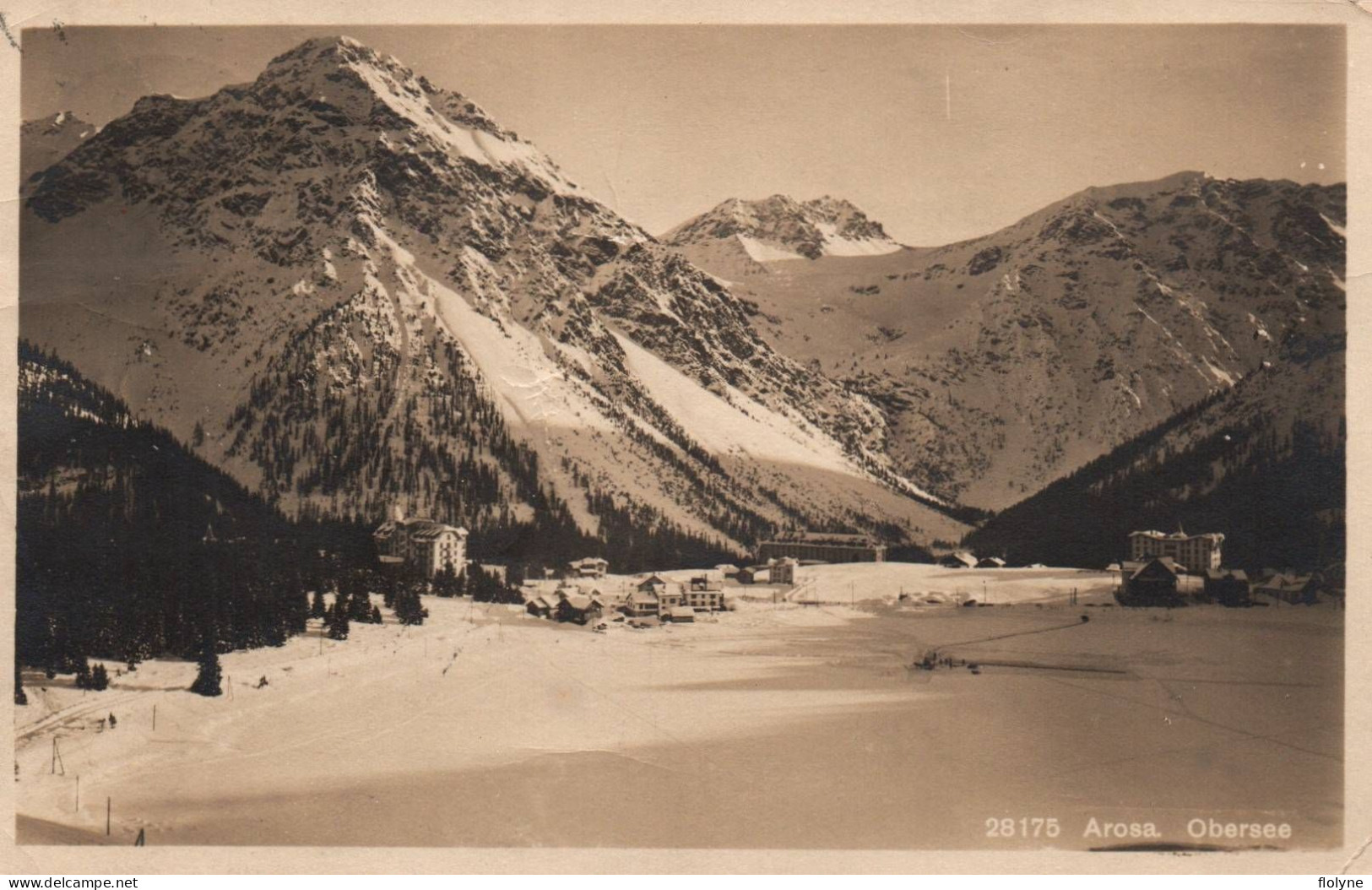 Arosa - Carte Photo Obersee - Suisse Schweiz Switzerland - Arosa