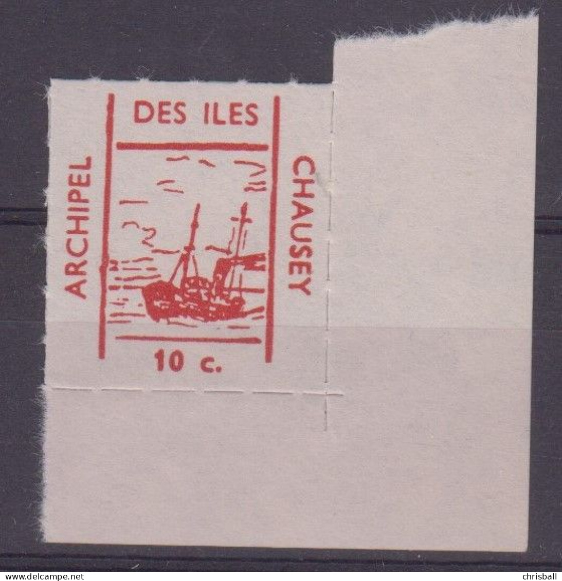 Chausey Island 10c Archipel Des Iles Chausey Unmounted Mint - Ohne Zuordnung