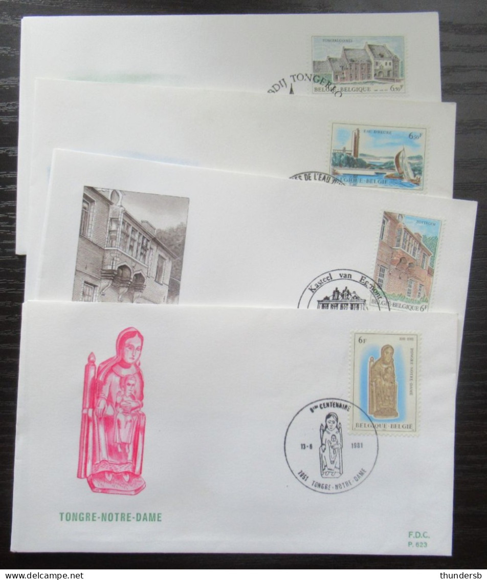 FDC 2010/13 'Toeristische Uitgifte' - 1981-1990