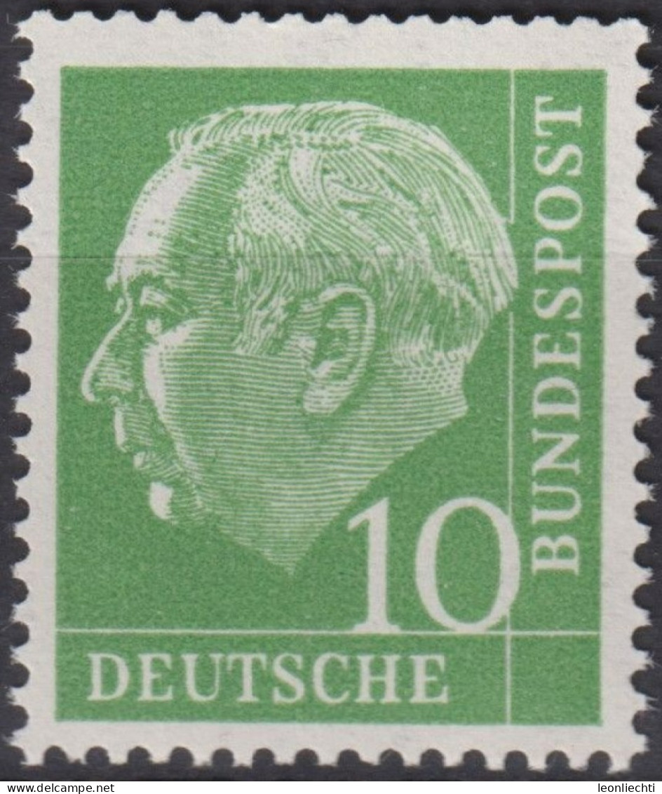 1954 Deutschland > BRD, ** Mi:DE 183xWv, Sn:DE 708, Yt:DE 67, Prof. Dr. Heuss - Ungebraucht