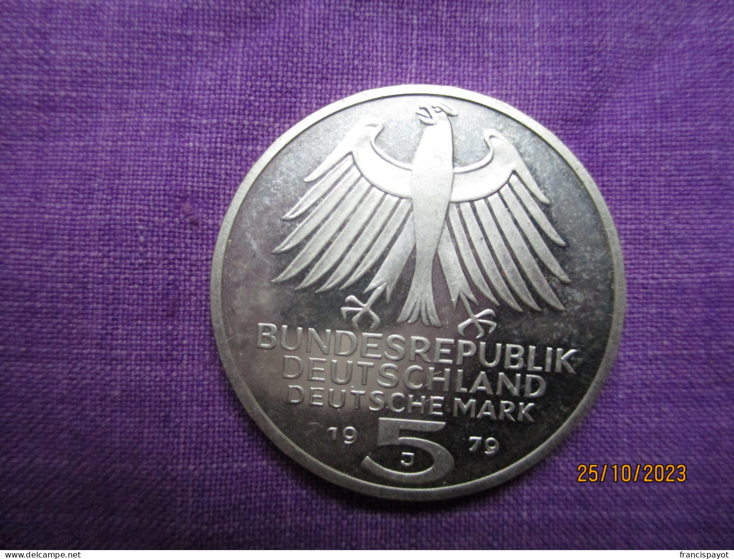 Allemagne 5 DM 1979 (silver) - 5 Mark