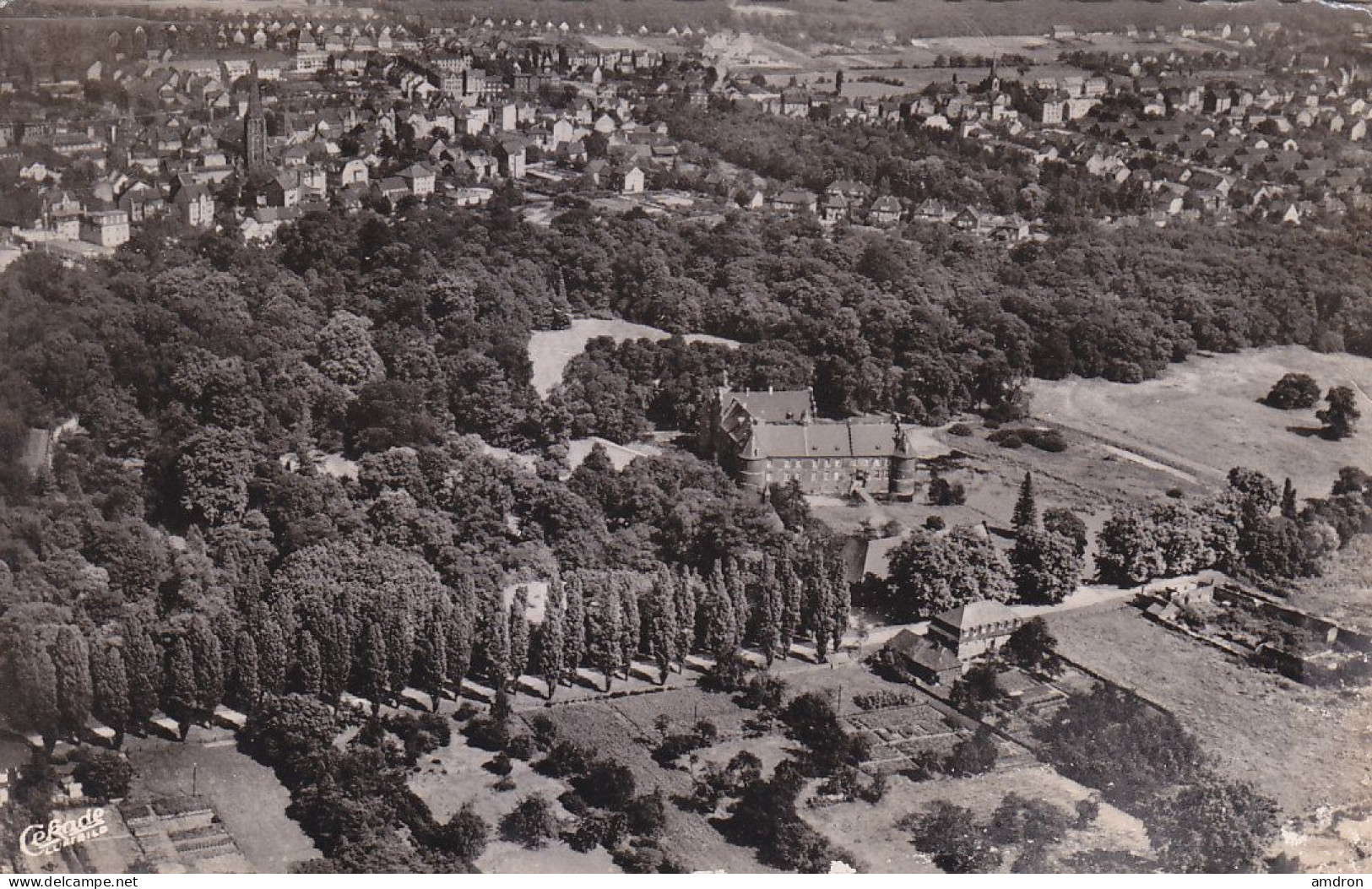 (r) Herten - Teilansicht Mit Schloss - Herten