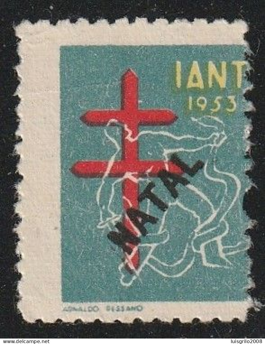 Vignette/ Vinheta, Portugal - ANT Assistência Nacional Tuberculosos, 1953 Natal -|- MNG Sans Gomme - Emissions Locales