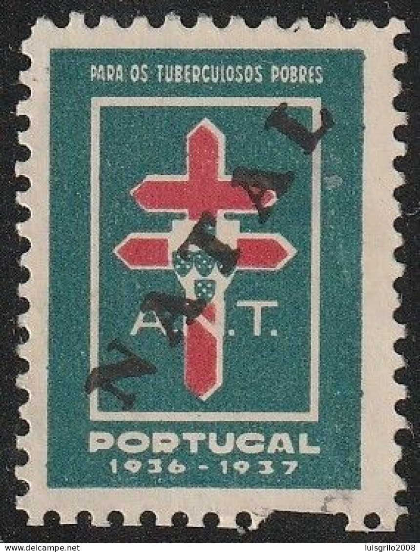 Vignette/ Vinheta, Portugal - ANT Assistência Nacional Tuberculosos, 1936-1937 Natal -|- MNG Sans Gomme - Emisiones Locales