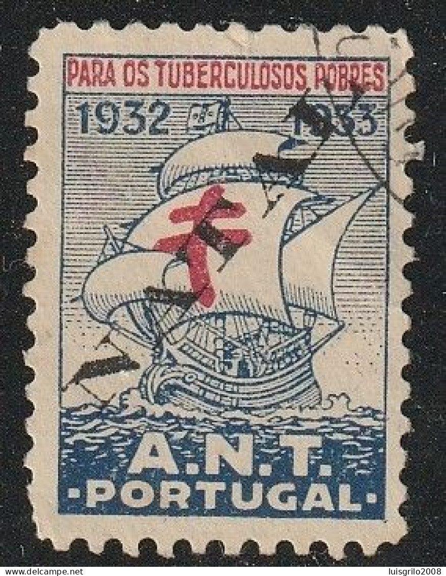 Vignette/ Vinheta, Portugal - ANT Assistência Nacional Tuberculosos, 1932 Natal - Emissions Locales